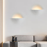 Aria Modern Recessed Metal/Plaster LED Wall Lamp, White