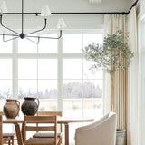 Silva Vintage Retro Metal Elegant Chandeliers Living Room