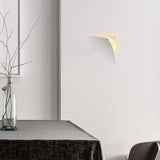 Aria Modern Recessed Metal/Plaster LED Wall Lamp, White