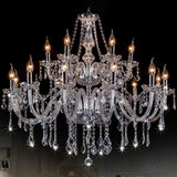 Silva Luxury Candlestick Clear Crystal Chandelier