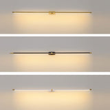 Ivox Minimalist Linear Wall Lamp Gold&Black
