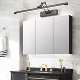 Volo Modern Linear Mirror Front Vanity Metal LED Wall Lamp
