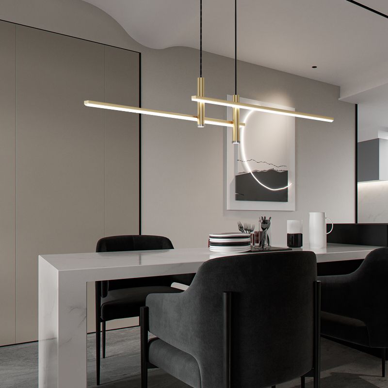 Prym Pendant Light Modern Linear Dining Room