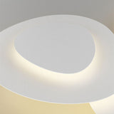 Arisha Modern  Unique Shape LED White Flush Mount Ceiling Light Bedroom