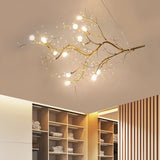 Olivia Romantic Art Deco Branch Pendant Light
