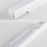 Arisha Modern Rectangular Modern Wall Lamp, White