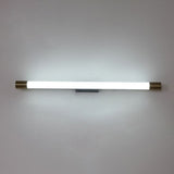 Arisha Modern Gold Mirror Front Vanity Wall Lamp, Metal/