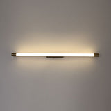 Arisha Modern Gold Mirror Front Vanity Wall Lamp, Metal/