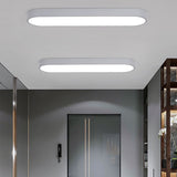 Arisha Oval Flush Mount LED Ceiling Light, Black/White/Grey/Gold