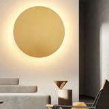 Arisha Minimalist Round Wall Mounted Lamp, Metal, Bedside/Living Room