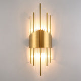 Kristy Luxury Gold Crystal Bedroom Bedside Wall Lamp