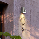 Ray Industrial Metal Bell Shaped Indoor Wall Lamp, Black/Grey/Coppery/Aluminum