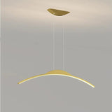Floa Minimalist Linear Metal Remote Control Pendant Light