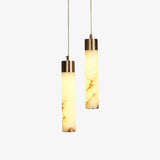 Dike White Alabaster Pendant Light