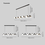 Epoch Vintage LED Chandelier Black Metal Dining/Living Room/Bar