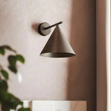 Ray Modern Minimalist Cone Metal Outdoor Waterproof Wall Lamp，Black/Gold