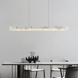 Arisha Modern LED Pendant Light White Marble Dining Room/Bar