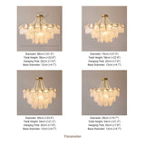 Kristy Elegant Pearl/Glass/Metal Chandelier, White
