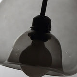 June Globe Glass Pendant Light, Amber/Smoky Grey