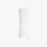 Laxor Minimalist Torch Metal Outdoor Wall Lamp Waterproof, Black/White