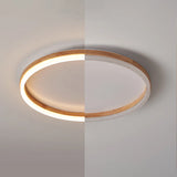 Tomo Flush Mount Ceiling Light Wood