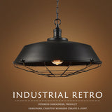 Epoch Rustic Black Industrial Pendant Light Shade