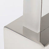 Arisha Elegant Rectangular Mirror Front Vanity Sliver White Wall Light
