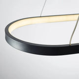 Junel Minimalist Oval Interior Hanging Pendant Light