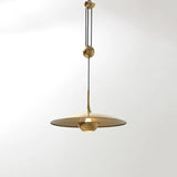 Pyra Minimalist Metal Pendant Light, Gold
