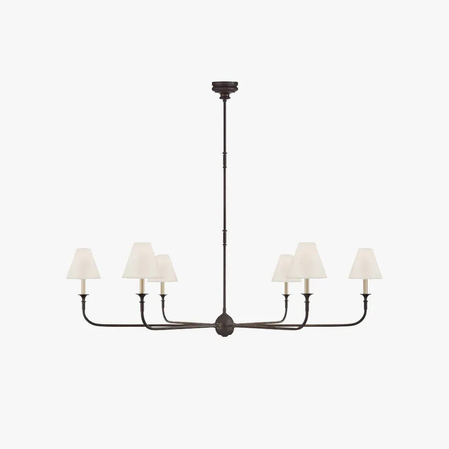 Silva Vintage Retro Metal Elegant Chandeliers Living Room