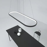 Junel Minimalist Oval Interior Hanging Pendant Light