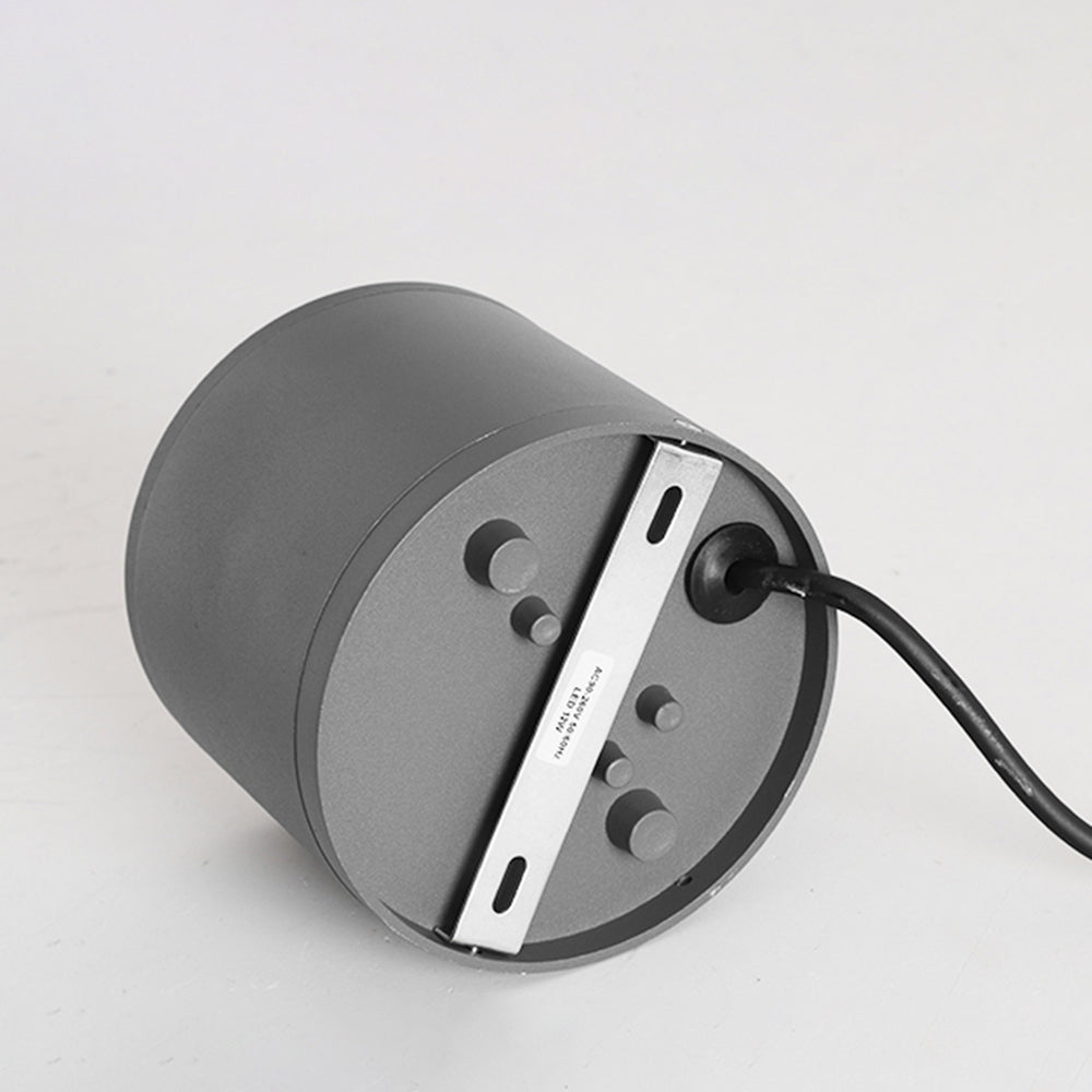 Ray Modern Black Cylindrical Flush Mount Ceiling Light Spotlight