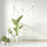 Miro Retro Modern Iron Man Pendant Light, Black