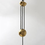 Pyra Minimalist Metal Pendant Light, Gold