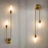 Rime Modern Wall Sconce for Bedeside Gold 2 PCS
