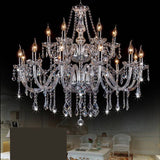 Silva Luxury Candlestick Clear Crystal Chandelier