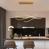 Arisha Modern Wave Pendant Light, 2 Colour