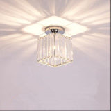 Stonel Modern Metal/Crystal Ceiling Light, 3 Colors