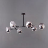 Arisha Modern Globe Lava 3 Pendant Light Fixture