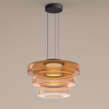 Jojo Glass Pendant Light Multi-tiered Structure