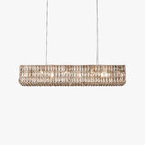 Kristy Rectangular Luxury Crystal Chandelier, 2 Colour