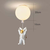 Aria Astronaut Balloon Flush Mount Ceiling Light, L 20/25/30/35cm