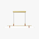 Inari Modern Linear Metal Pendant Light,Black/Gold