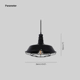 Epoch Rustic Black Industrial Pendant Light Shade