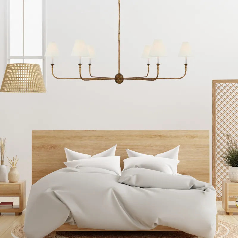Silva Vintage Retro Metal Elegant Chandeliers Living Room