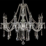 Silva Luxury Candlestick Clear Crystal Chandelier