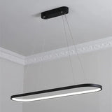 Junel Minimalist Oval Interior Hanging Pendant Light