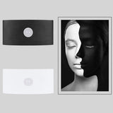 Ray Modern Simple Metal/ Fixtures Up And Down LED Light Wall Lamp, Black/White