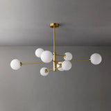 Valentina Modern Glass Shade Pendant Light, Copper/Black