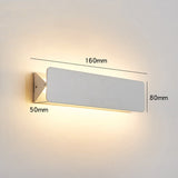 Arisha LED Metal Indoor Wall Lamp Rotatable, White